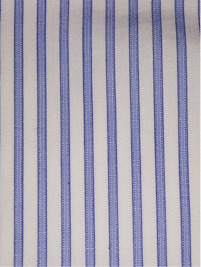 JS-JAMS  成分：60%cotton  40%polyester  紗織：45*45  恤衫布2  間條  克重：108.6gsm 細節-1